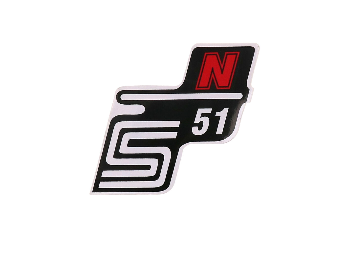 logotipo folija / lipdukas S51 N raudonas Simson S51