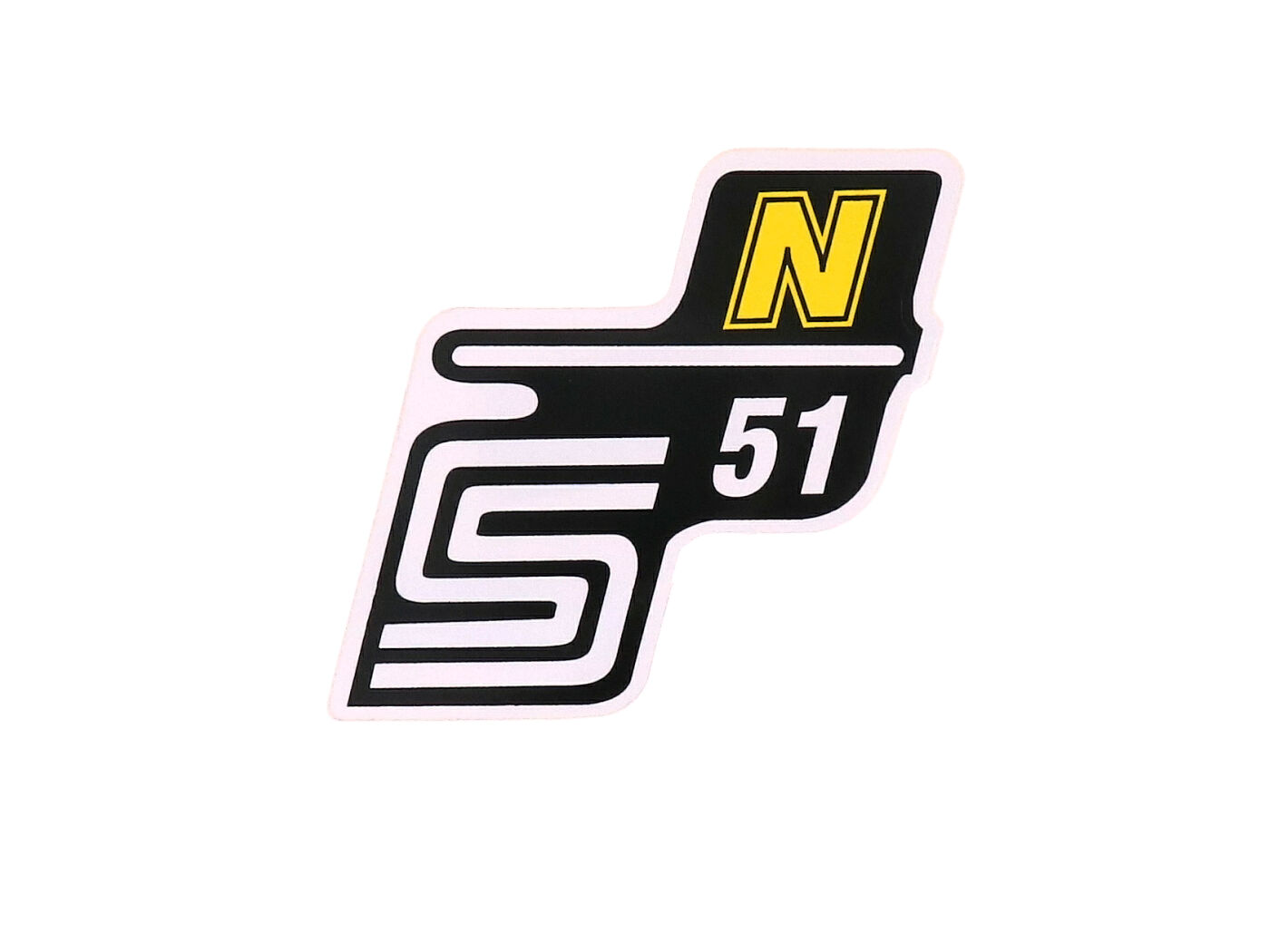 logotipo folija / lipdukas S51 N geltonas Simson S51