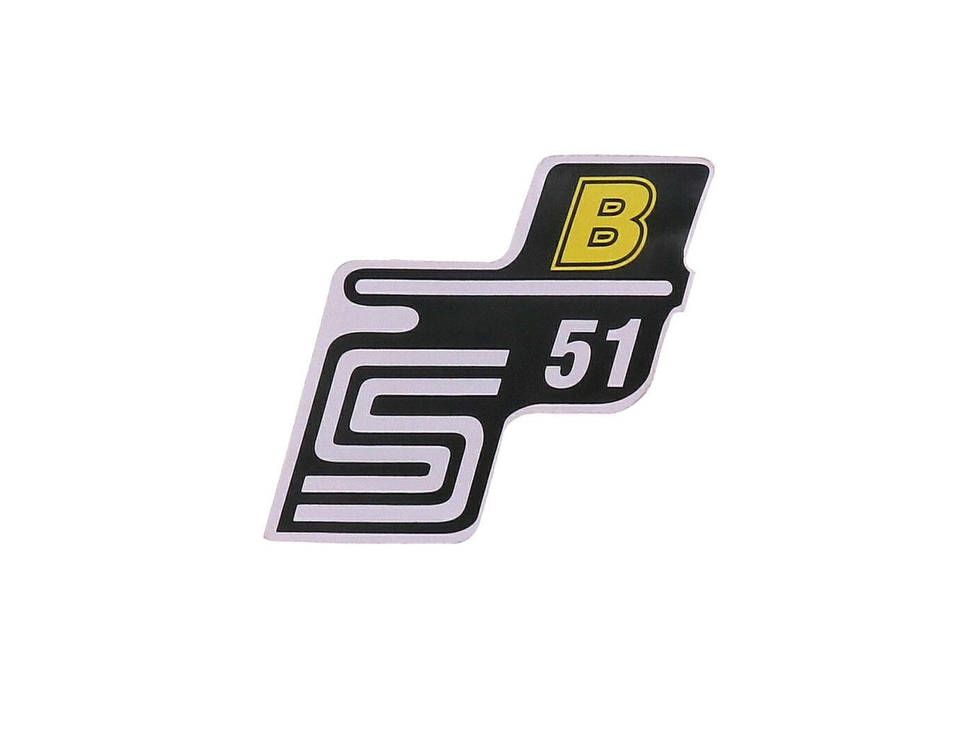 logotipo folija / lipdukas S51 B geltonas Simson S51