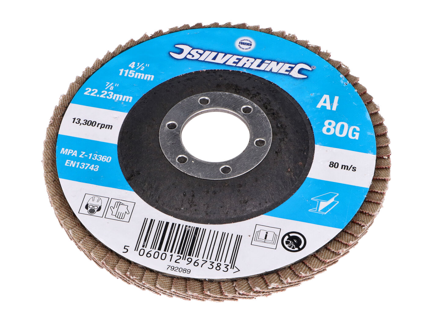 atvartas diskas 115mm 80 grit