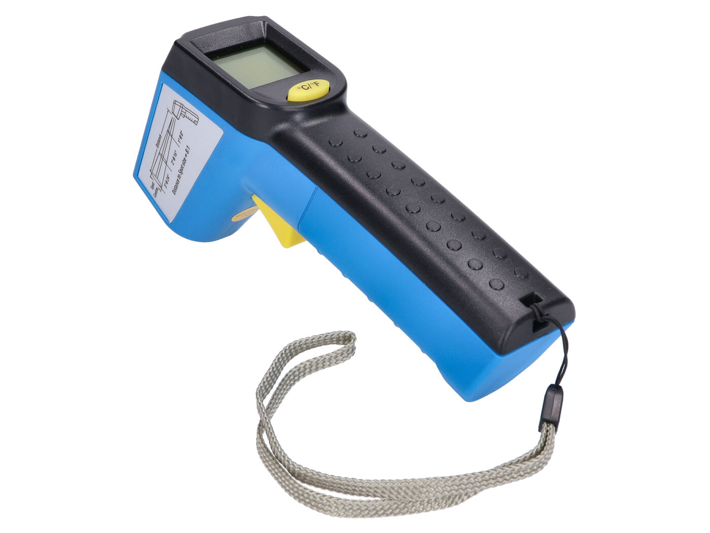 lazerinis infraraudonųjų spindulių termometras nuo -38° iki 520°C