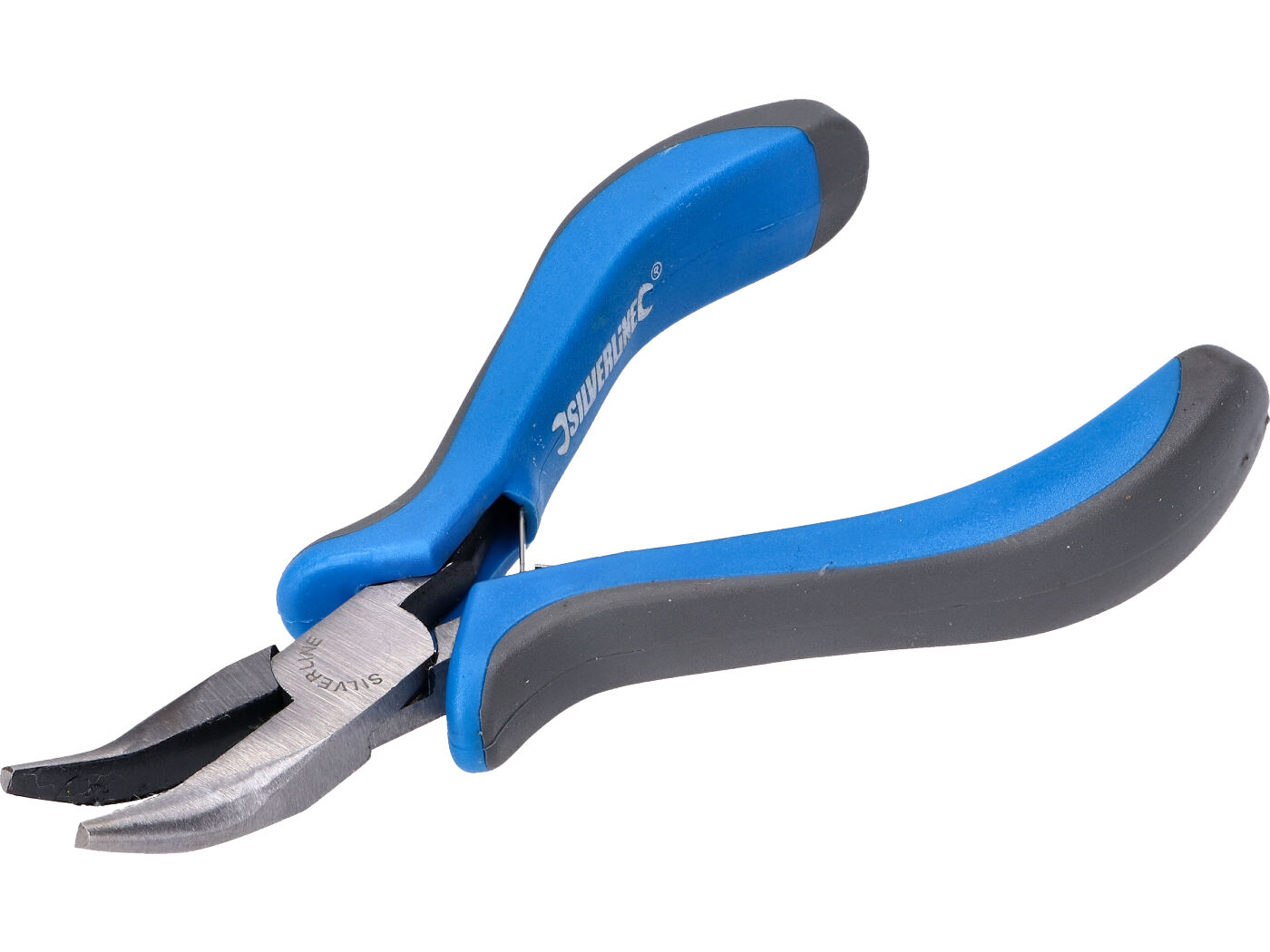 sulenktos nosies mini replės 130mm
