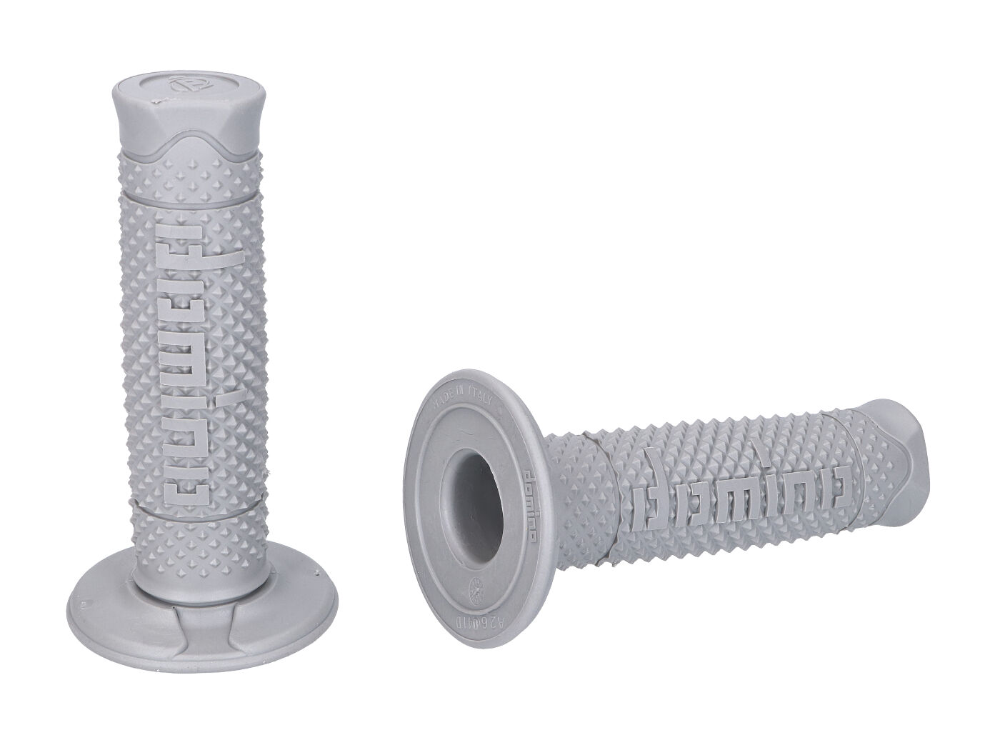 vairo gripsai / guminės rankenos komplektas Domino A260 OFF-ROAD soft plus pilka