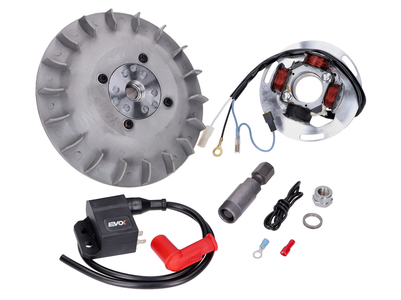 uždegimas EVOK Elektronik 12V, skirtas Vespa Largeframe, PX, PE, T5