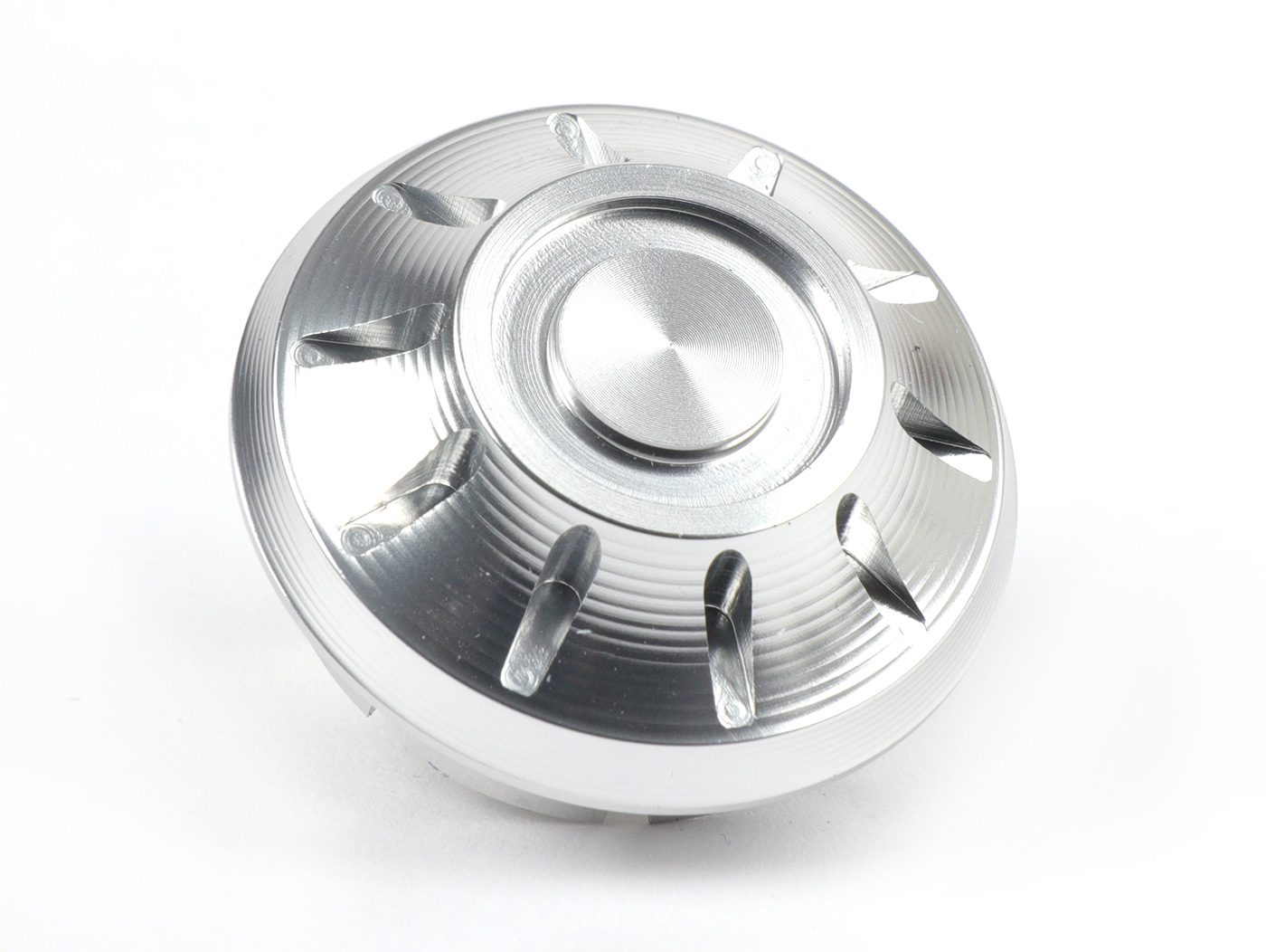 Kapoto rato veržlė / ratlankio Ø=35mm -MOTO NOSTRA, CNC, sidabras- Vespa PX (-1984 - galinis), Rally, Sprint, TS, GT, GTR, GS160, SS180, V50 Special (V5B ab Bj. 1972), V50N , SS50-90, PV125, ET3, Vespa ET2, ET4, GT, GTL, GTS, GTV, LX, LXV, S, Gilera Fuoco, Piaggio Fly, H