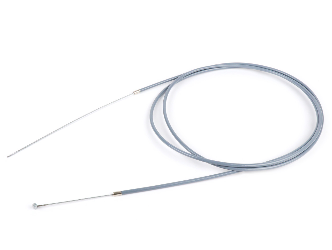 Universalus kabelis -BGM ORIGINAL, Ø = 1,6 mm x 2500 mm, žarna = 2200 mm, jungties Ø = 5,5 mm x 7,5 mm, PE vidinis įdėklas, pilkas - naudojamas kaip pavarų perjungimo kabelis