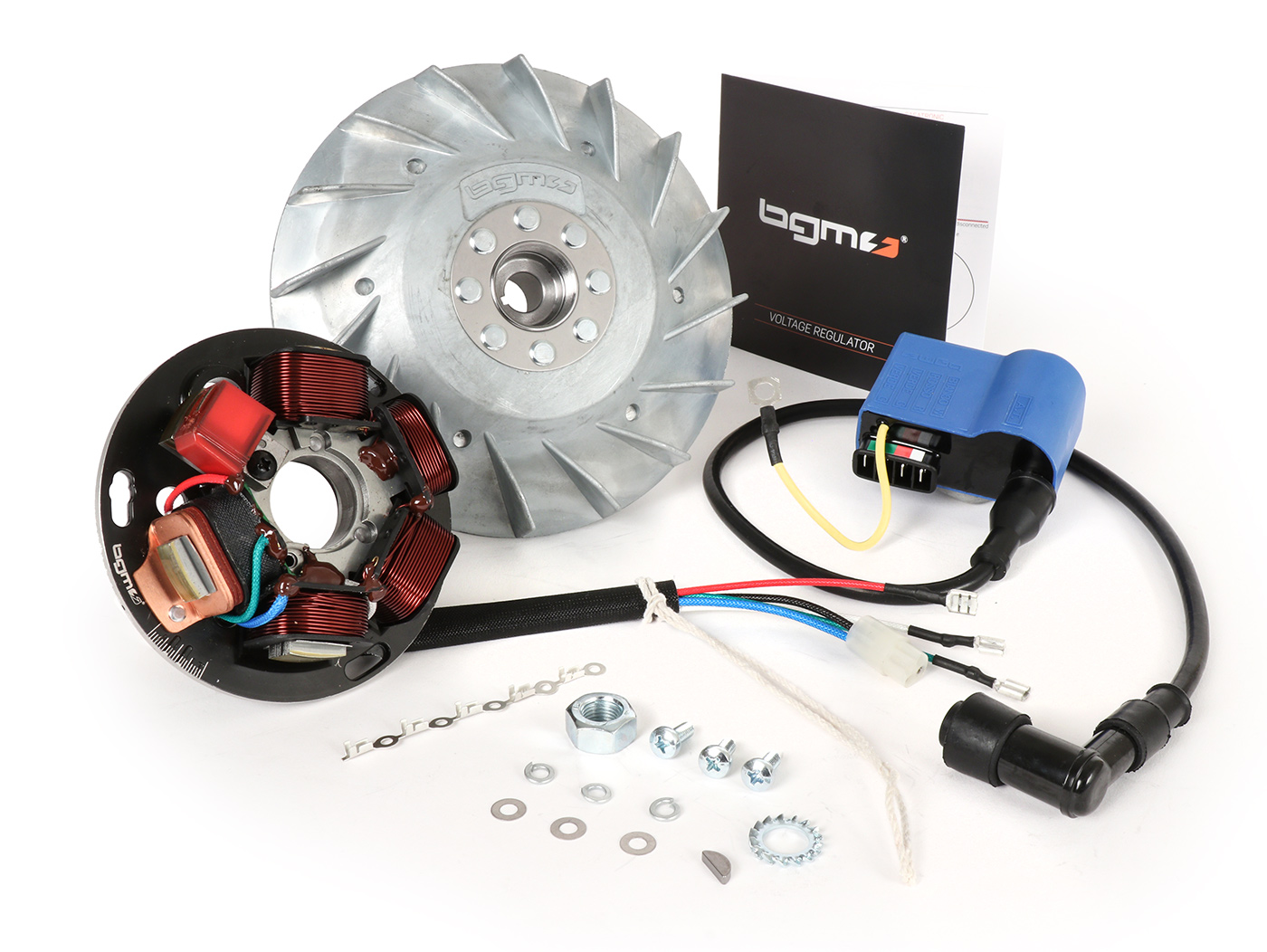 Uždegimas -BGM PRO 12V Touring - Vespa PX80-200 (1984-), PX125/150 (2011-), Cosa125-200, LML125/150 (2-taktis) - 2300g