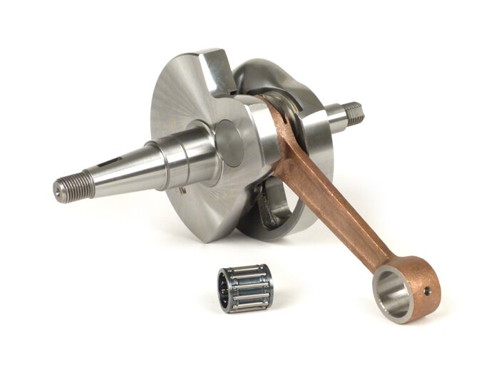 Alkūninis velenas -BGM ORIGINALUS Standartinis (sukamasis vožtuvas) 48mm eiga, 105mm svirtis- Vespa P80X, PX80