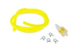 Komplektas Kuro žarnelė + filtras d.5mm neoninė geltona