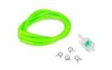 Komplektas Kuro žarnelė + filtras d.5mm neoninė žalia