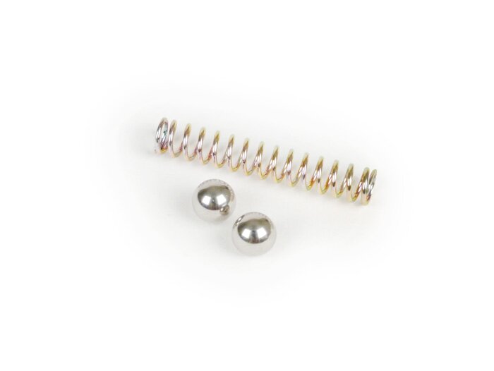 Pavarų perjungimo spyruoklė ir rutulinis komplektas -BGM PRO- V50, V90, SS50, SS90, PV125, ET3, PK S, PK XL - sustiprintas