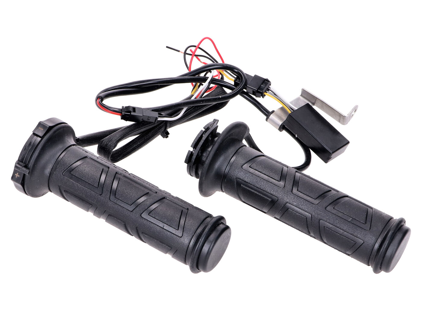 šildymo rankenų komplektas Lampa black d=22mm