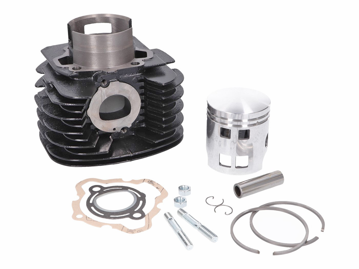 Cilindro komplektas DR 224cc 69mm, 16mm Stūmoklio pirštas Ape P501, P601, Vespa Car