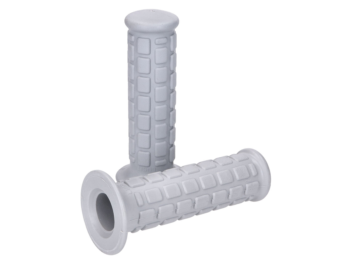 vairo gumos rankenos komplektas trumpas, bloko dizainas pilkas automatiniam mopedui (22, 24mm)
