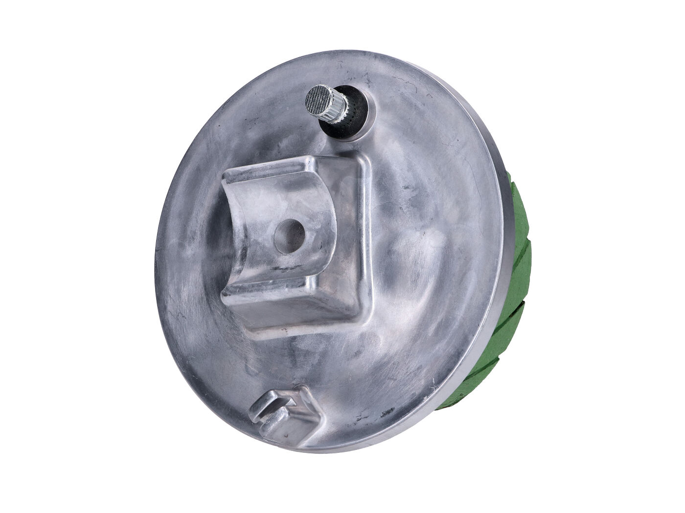 Sukomplektuotas priekinis stabdžių skydas, skirtas Simson S50, S51, S53, S70, S83, SR50, SR80