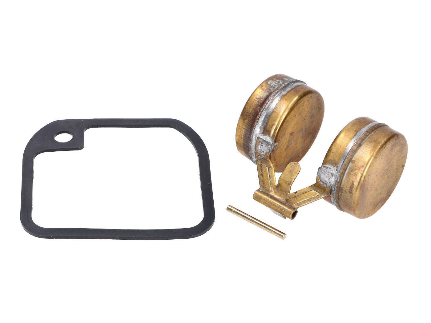 karbiuratoriaus plūdės komplektas 16N1, 16N3, 19N1 karbiuratorius Simson S50, S51, S53, SR50, KR51/2 Schwalbe
