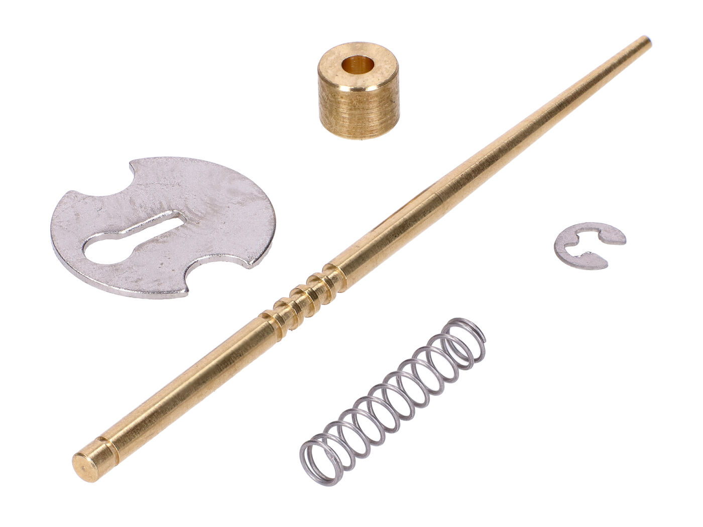 karbiuratoriaus dalinės apkrovos adatų komplektas 1,0x52,5 mm 5 dalių 16N3 BVF karbiuratoriui Simson S51, S53, S70, S83, SR50, SR80, KR51/2, M531, M541, M741