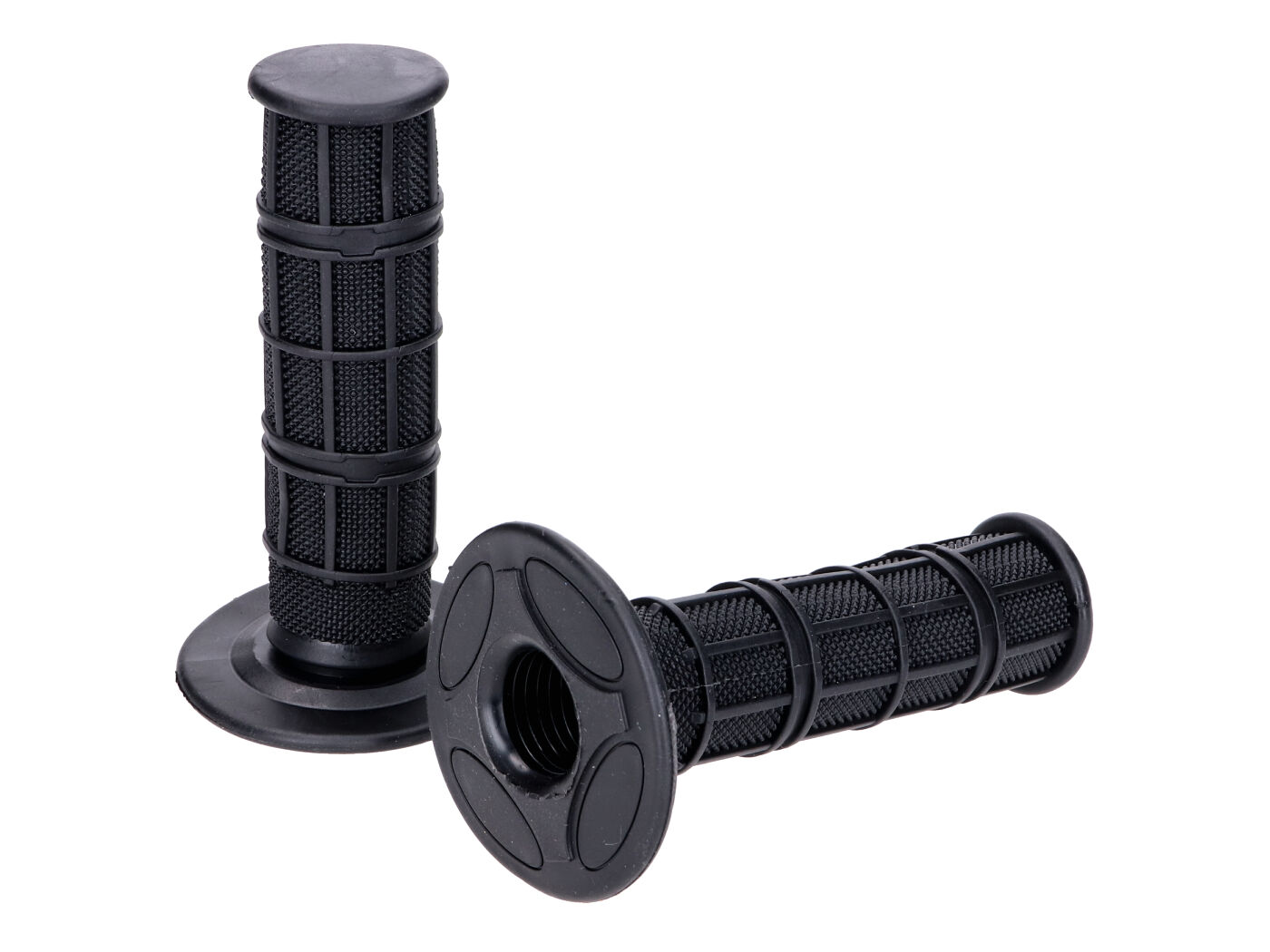 Rankenų komplektas Off-Road Waffle juodas 22mm universalus