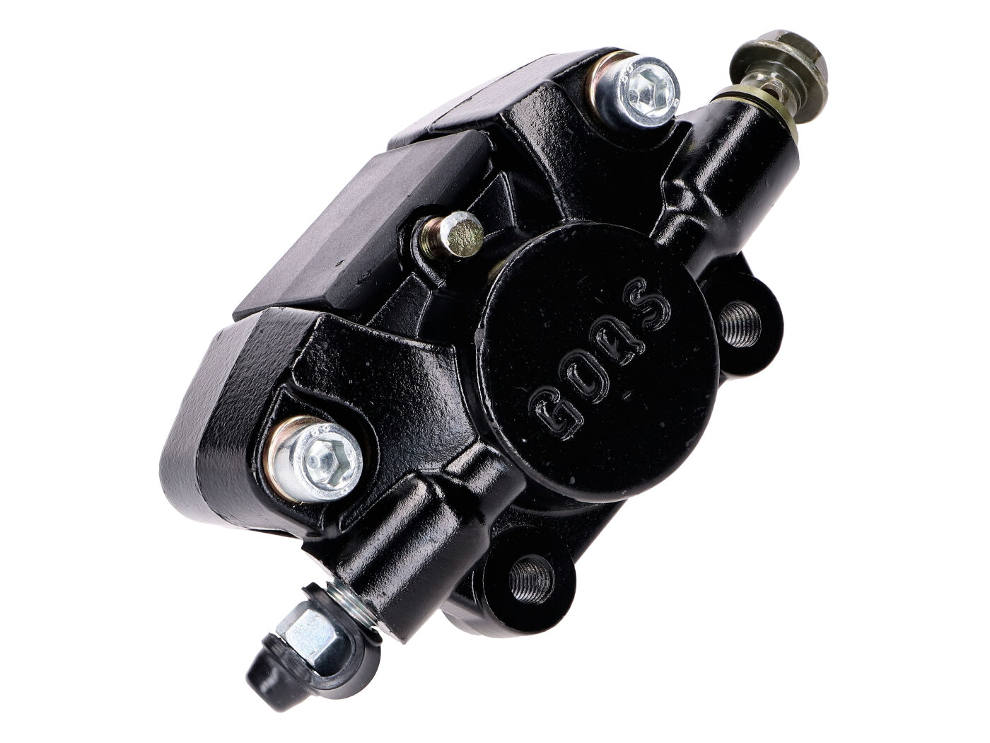 stabdžių supportas juoda, skirta Aprilia SR50, Malaguti F12, F15, Piaggio Liberty, Vespa ET2, ET4, Zip