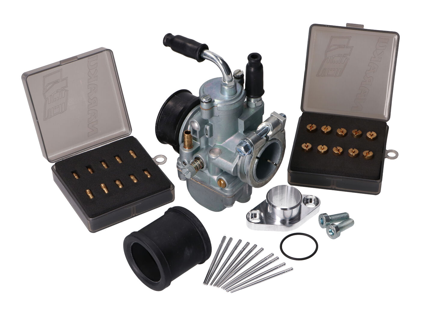 tiuningo karbiuratoriaus komplektas 19mm Simson S50, S51, S53, S70, S83, SR50, SR80