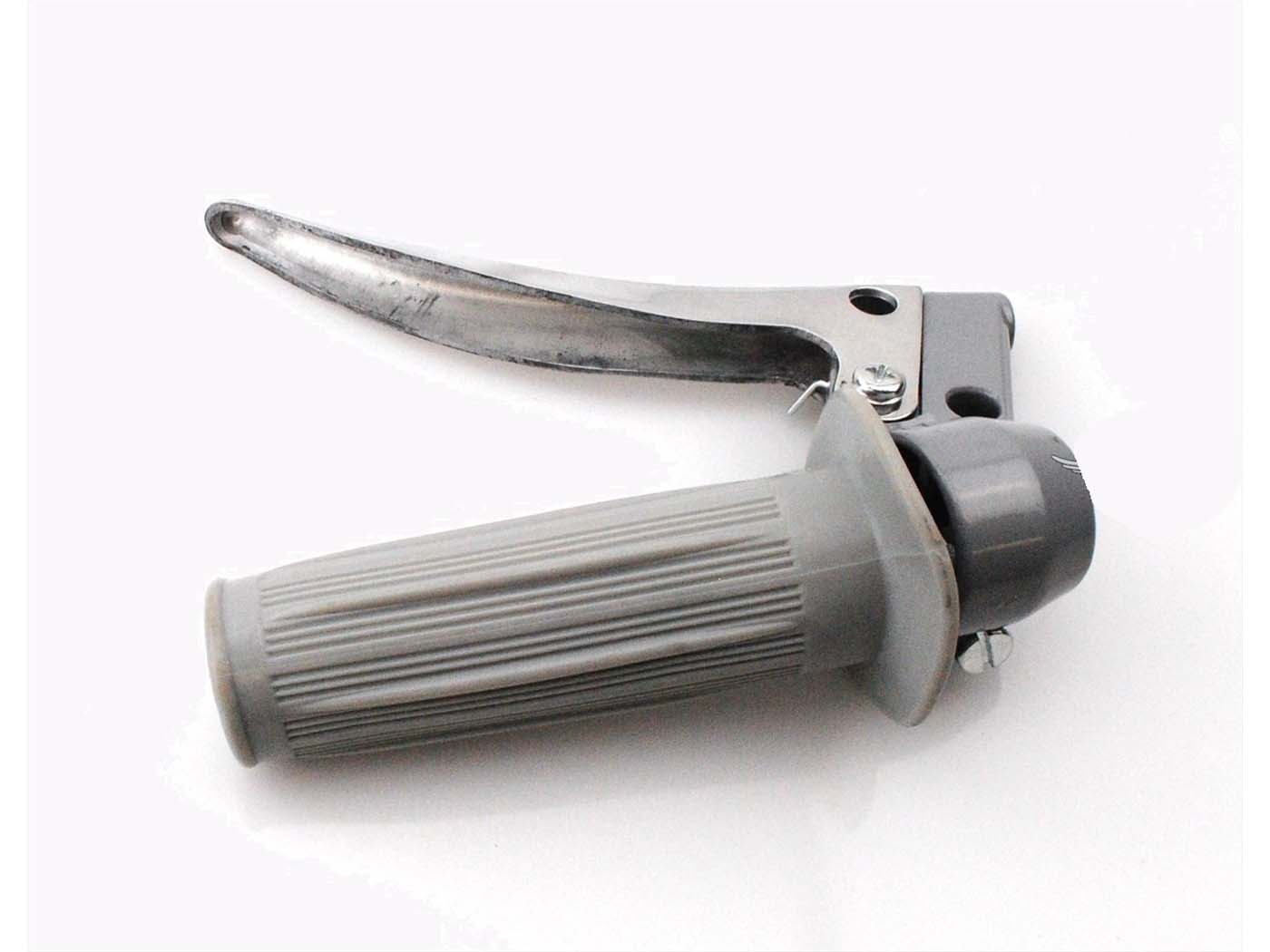 Armatūra aliuminio pilka 22mm 105mm 26mm skirta Zündapp, Kreidler, Hercules, Puch, DKW, KTM, mopedui, mopedui, mokick