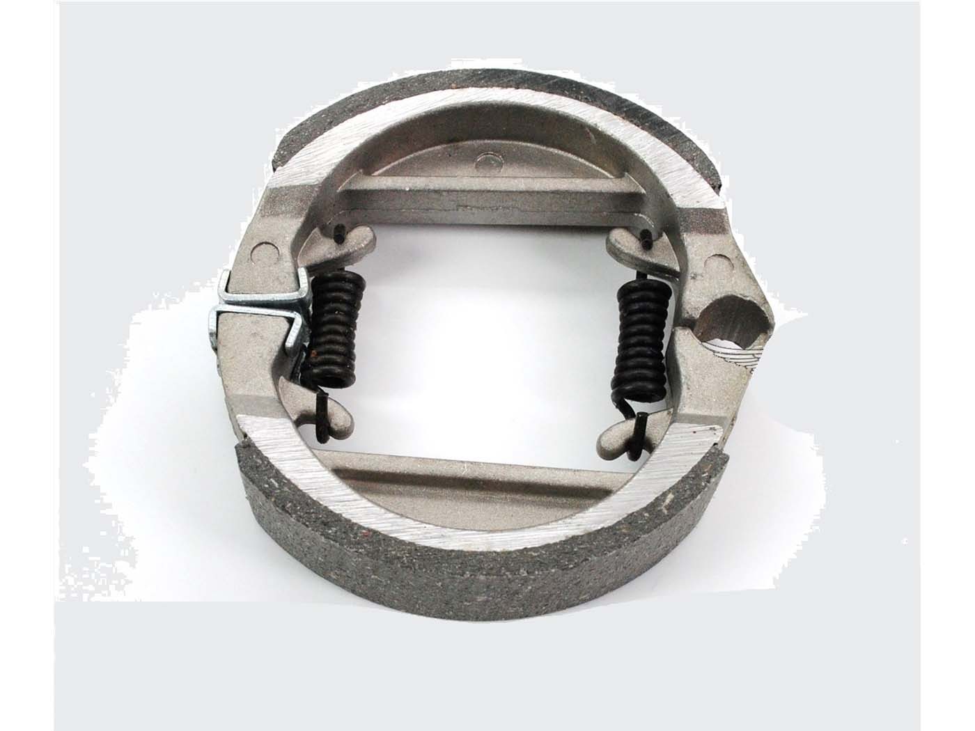 Stabdžių kaladėlės 80x18mm, skirtos Puch Maxi, Zündapp ZR 444, Kreidler Flory, MF 22, 32, 2, KTM, DKW, Rixe, Sachs mopedas, mopedas, mokick, Honda Camino PA 50