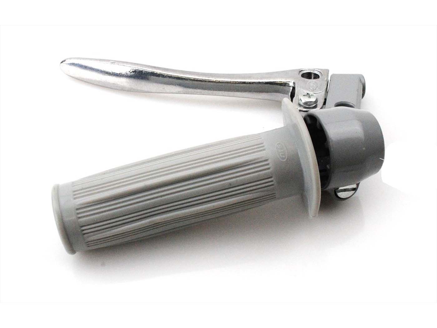 Aliuminio armatūra 22 mm pilka 105 mm, skirta Zündapp, Kreidler, Hercules, Puch, DKW, KTM, mopedui, mopedui, mokick