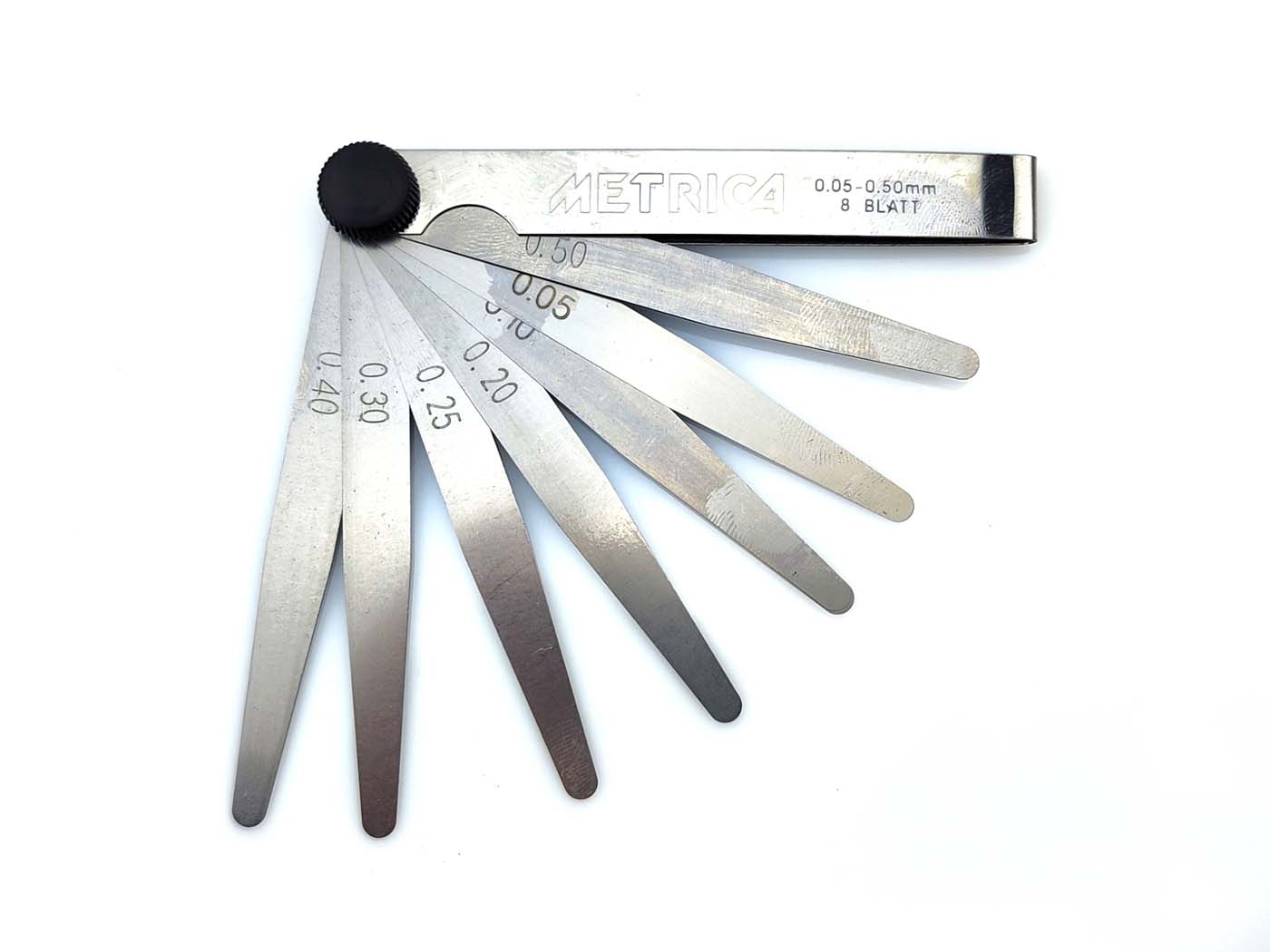 8 mentės, 0,05–0,50 mm, skirtos Hercules K 50, MK, Prima, M, 220, 219, Kreidler Flory MF, MP, Florett RS, RMC, LF, LH, TM, Zündapp ZD, Super Combinette, GTS, KS CX, CS, Hai tipai 517, 529, 448