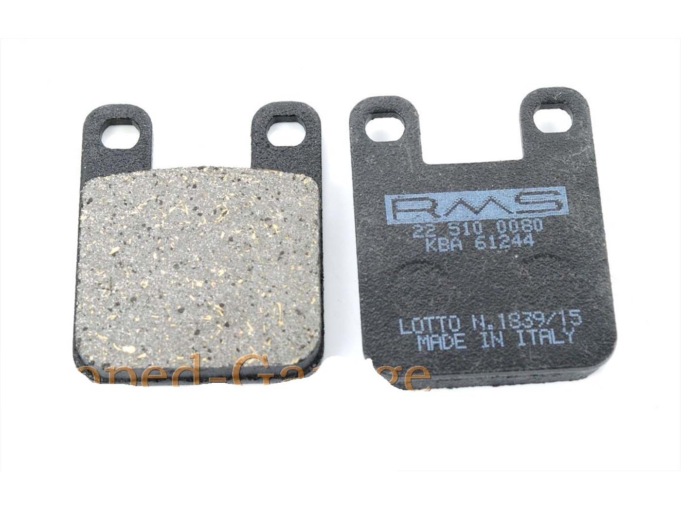 Stabdžių kaladėlės RMS galinės Suzuki RMX 50, Yamaha TZR 50