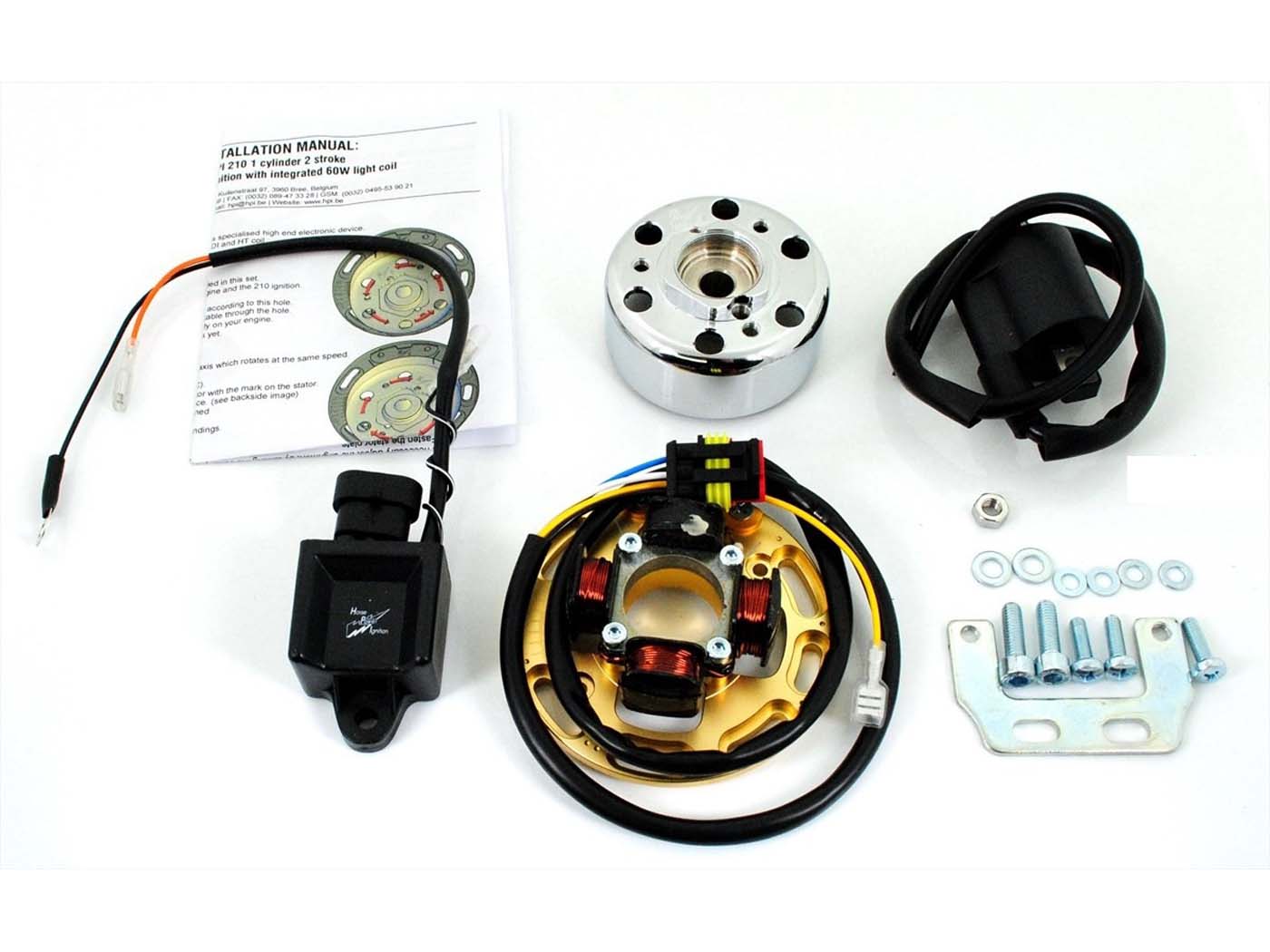 Uždegimo 60 W 71 mm poliaus ratas, 310 g 15,4 mm x 11 mm kūgis, skirtas Kreidler Florett Flory, Zündapp KS 50, GTS C 50 Sport, CS, CX, Hai, ZD, Tomos A 35, APN