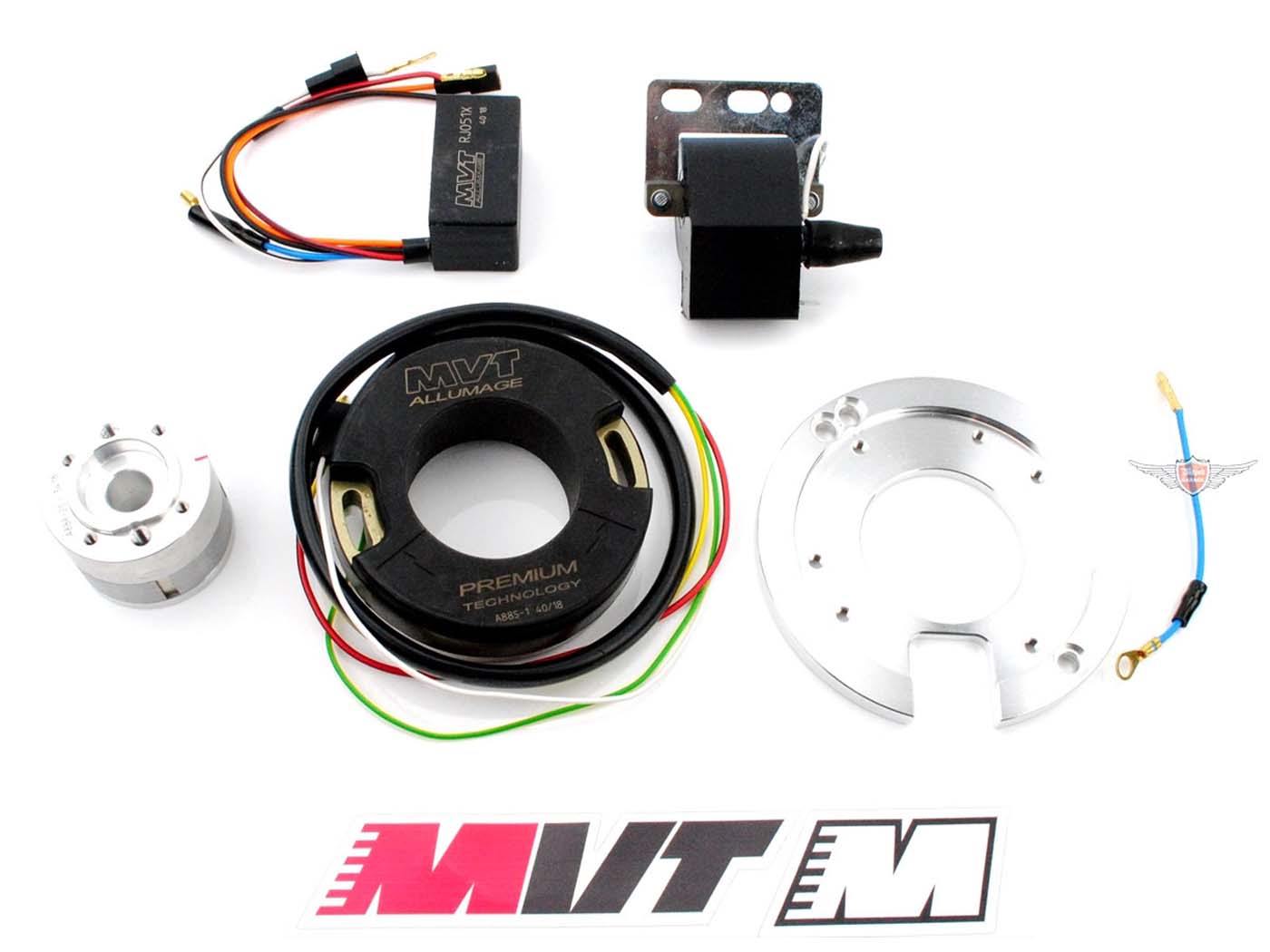 Vidinis rotorius MVT elektroninis uždegimas 12V 50W 94mm, skirtas Zündapp, Kreidler, Puch