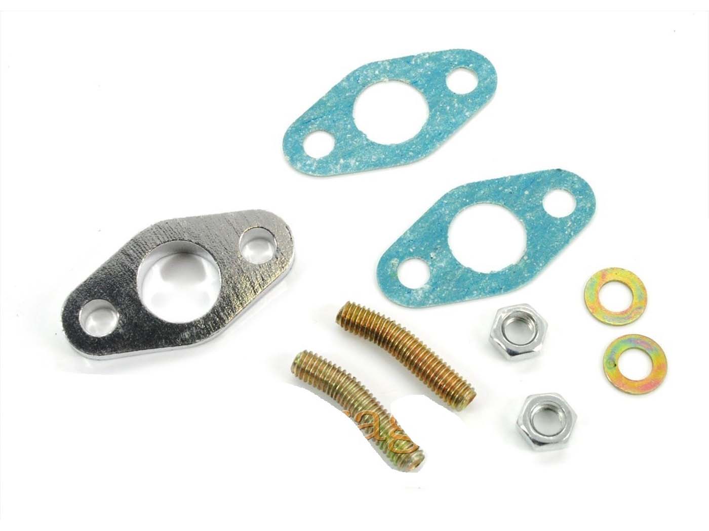 Karbiuratoriaus tvirtinimo komplektas 15mm 33mm smeigių varžtų atstumas Puch, MV, MS, DS