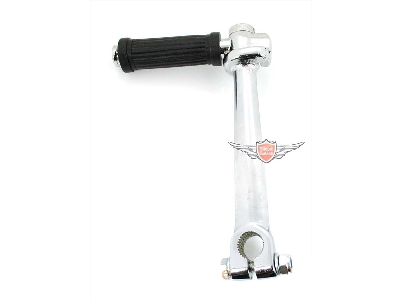 Kickstarter chromuotas juodas, skirtas Hercules, Miele, DKW, KTM, Rixe, Sachs
