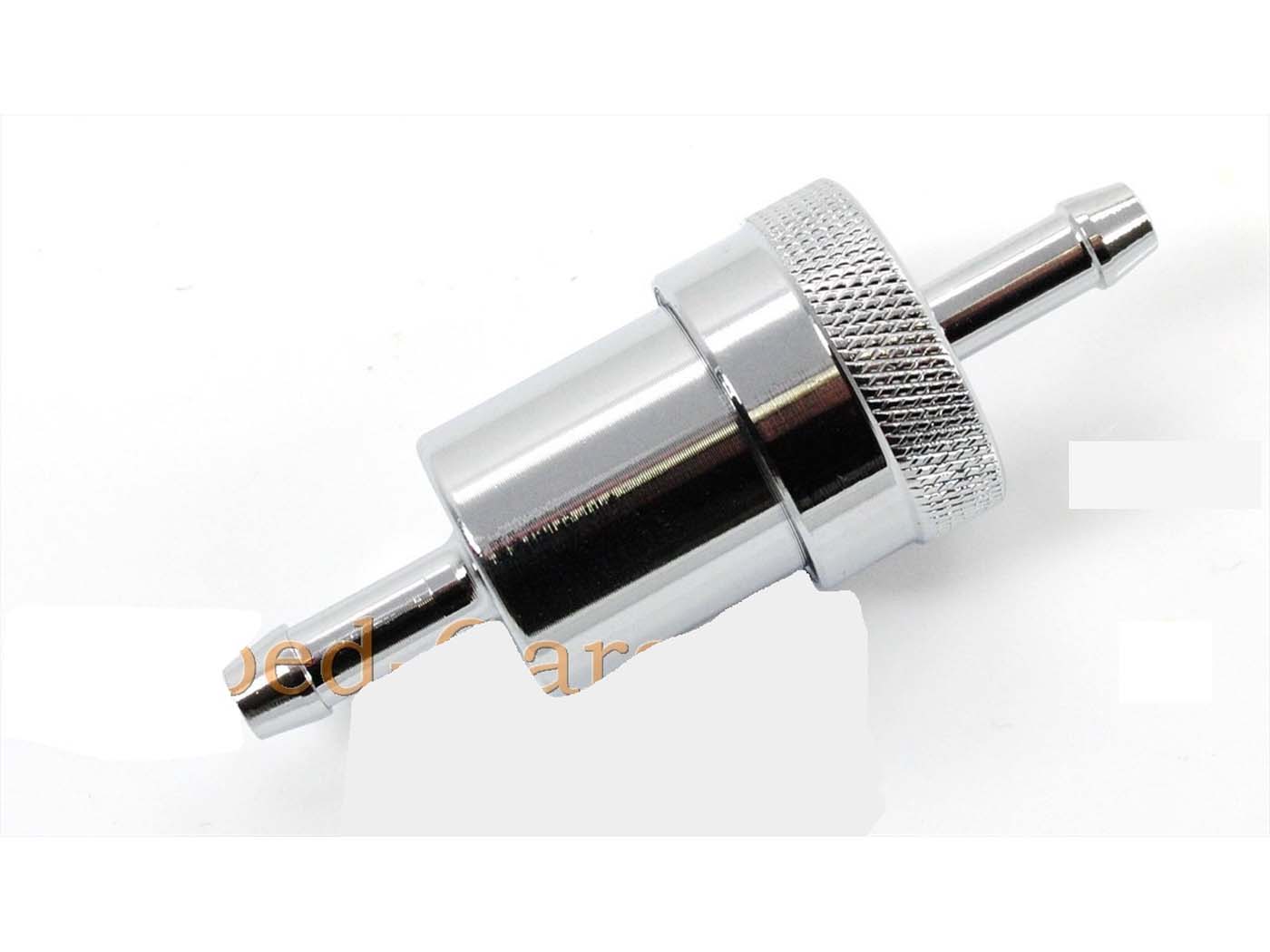 Kuro filtras aliuminio 8mm plaunamas Zündapp, Kreidler, Hercules, Puch, Miele, Simson, DKW, KTM, mopedams, mopedams, mokick