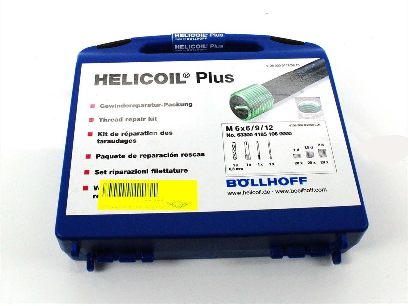 Remonto komplektas nerūdijantis plienas M6x1.00 mopedui, mopedui, mokickui