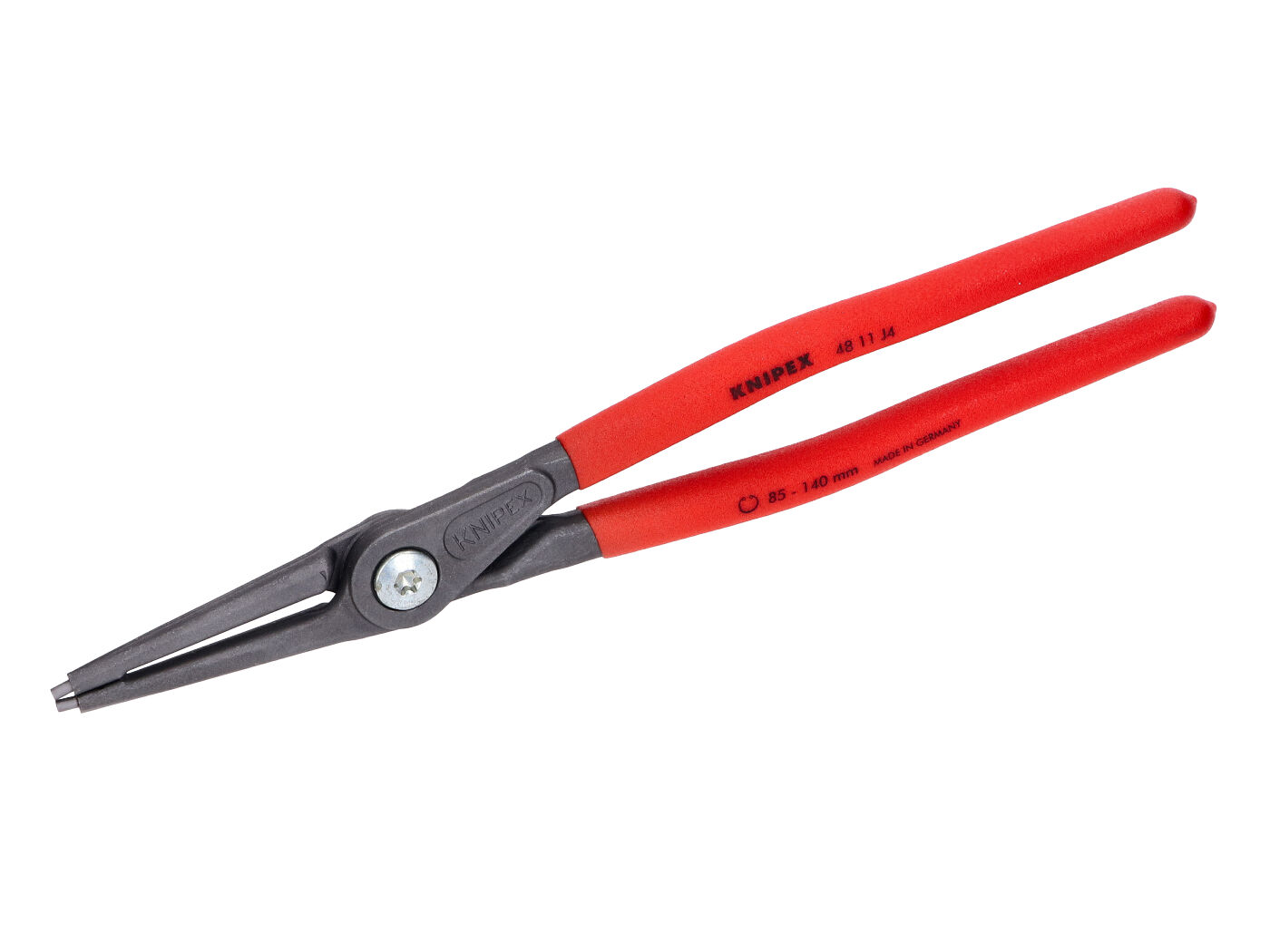 „Knipex“ tikslios žiedinės replės 85-140 mm fiksavimo / vidinio žiedo replės