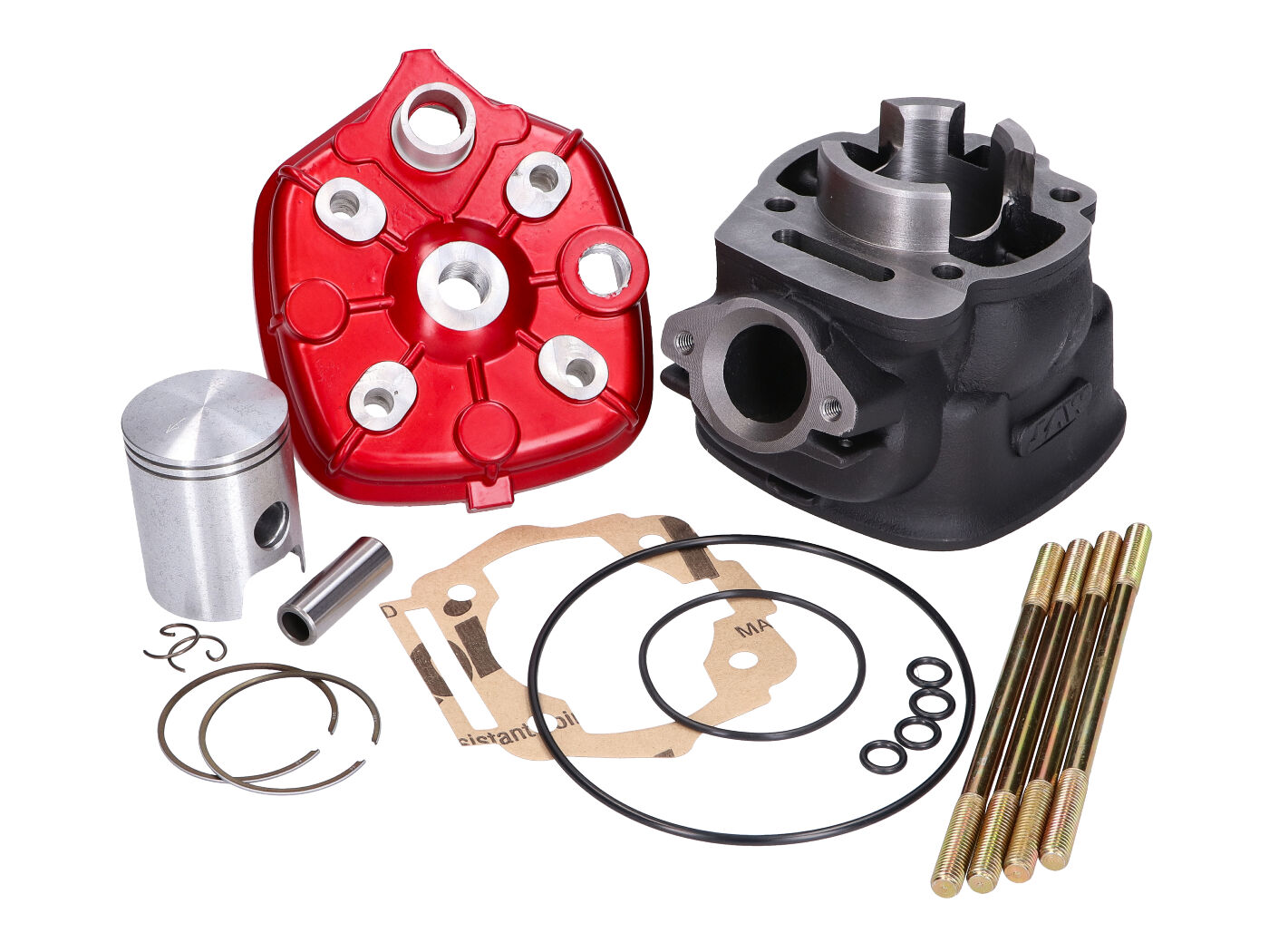 Cilindro komplektas MVT Iron Max 50cc, skirtas Derbi D50B0