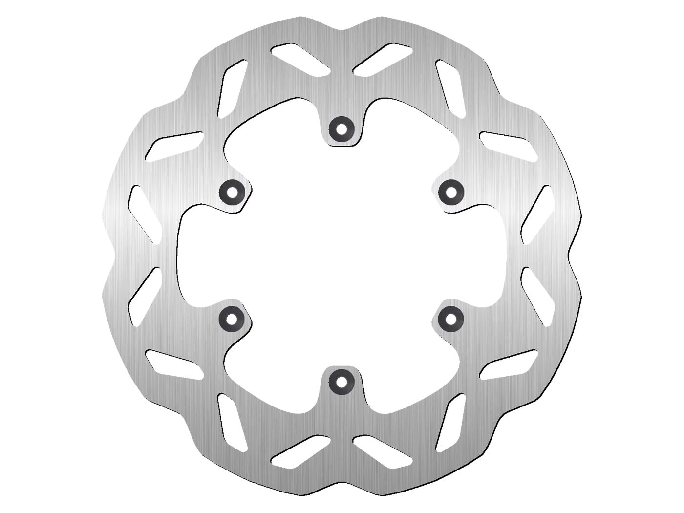 Stabdžių diskas NG Banguotas galinis 220 mm, skirtas Keeway City blade 4T 2015-2021 m.