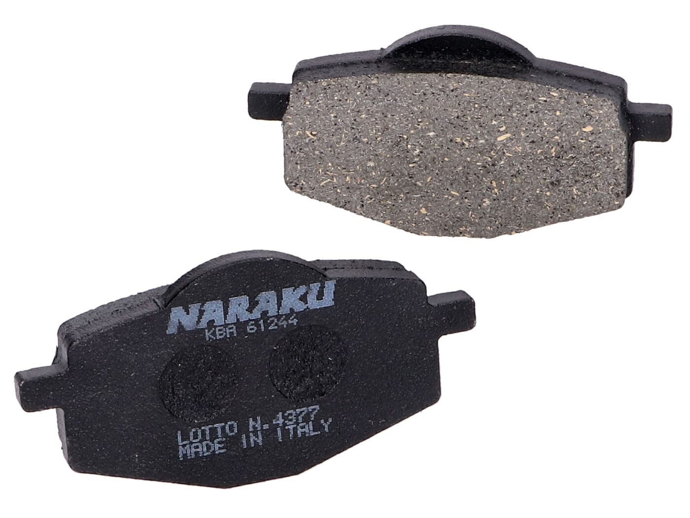 Stabdžių kaladėlės Naraku organinės Yamaha Cygnus, TZR, MBK Flame, X-Power