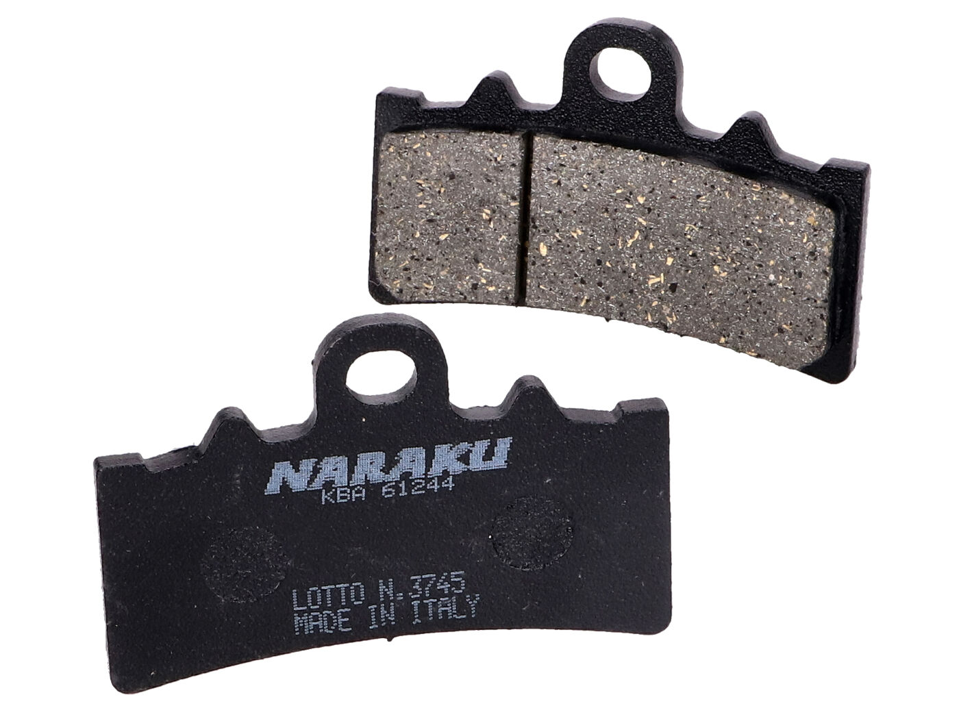 Stabdžių kaladėlės Naraku organinės, priekinės KTM Duke, RC 125, 200, 390