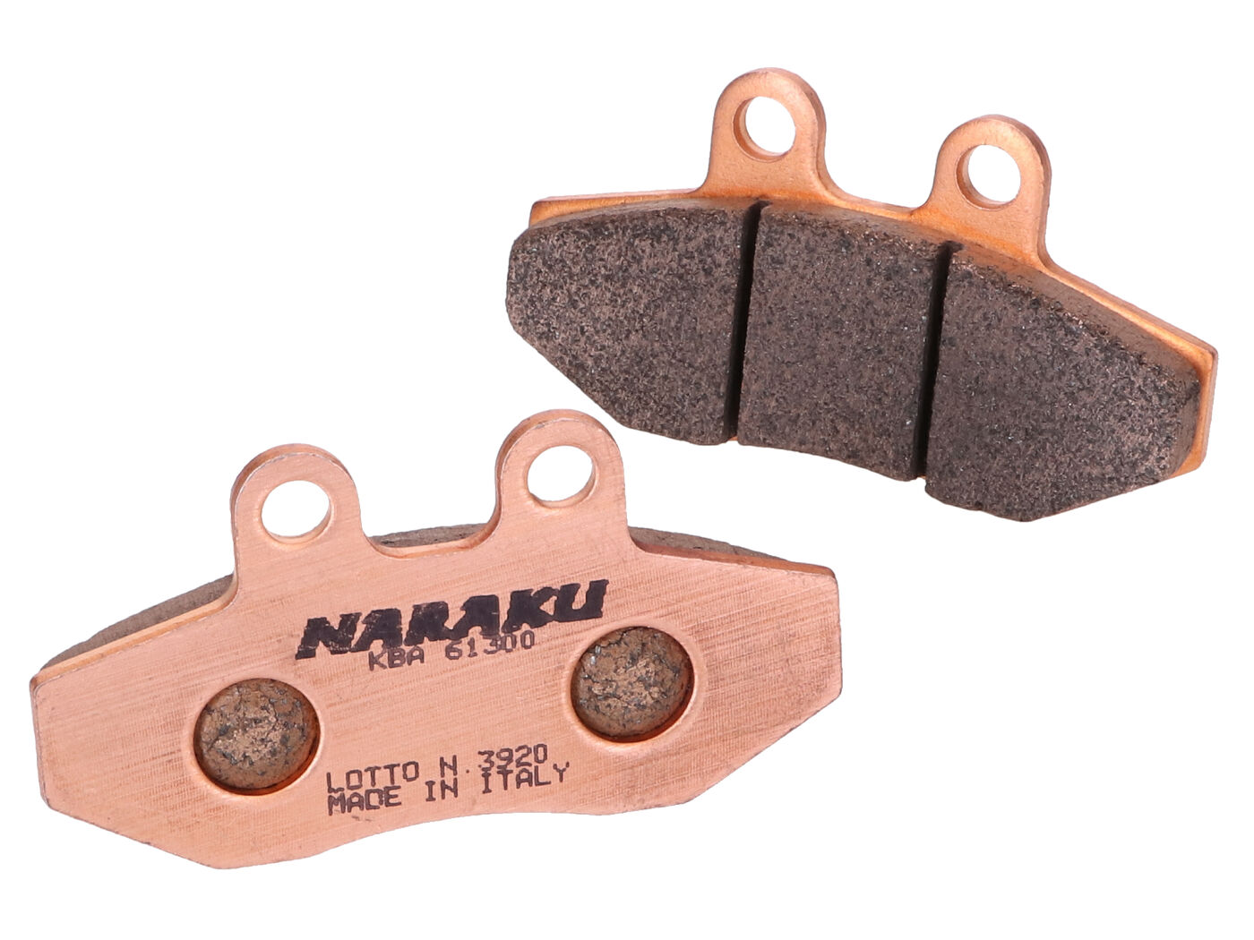 Stabdžių kaladėlės Naraku sinterinės MBK Flame XC125, Yamaha Cygnus XC125