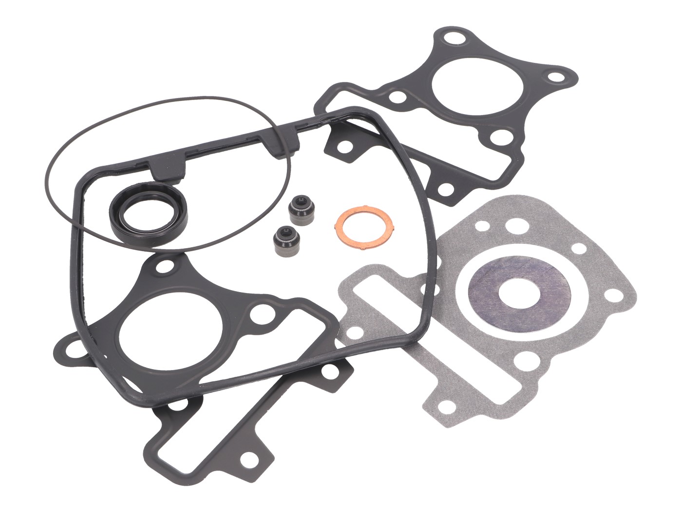 cilindrų tarpiklių komplektas OEM, skirtas Aprilia, Derbi, Piaggio, Vespa 50cc 4T 2V