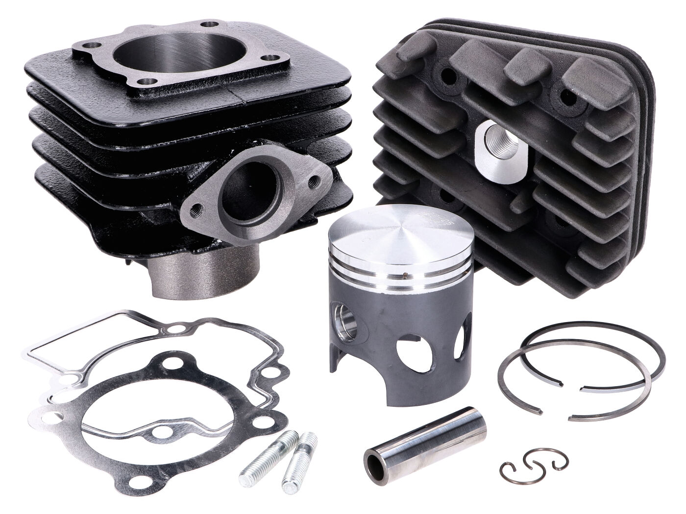 Cilindro komplektas Top Performances Trophy Black Edition 70cc, skirtas Piaggio AC