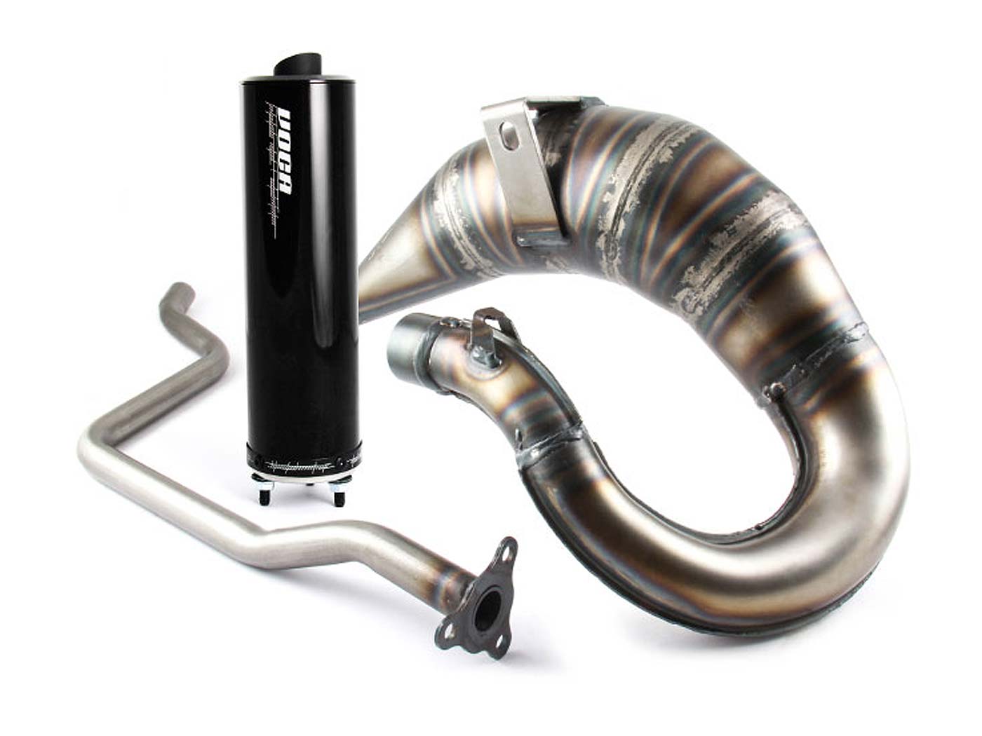išmetimo VOCA Cross Rookie 50/70cc juodas duslintuvas Yamaha DT50, MBK X-Limit, MH RYZ
