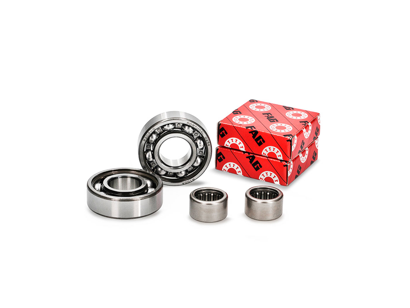 pavarų dėžės guolių komplektas VOCA Racing, skirtas Derbi EBE, EBS, D50B0 = NK103.22