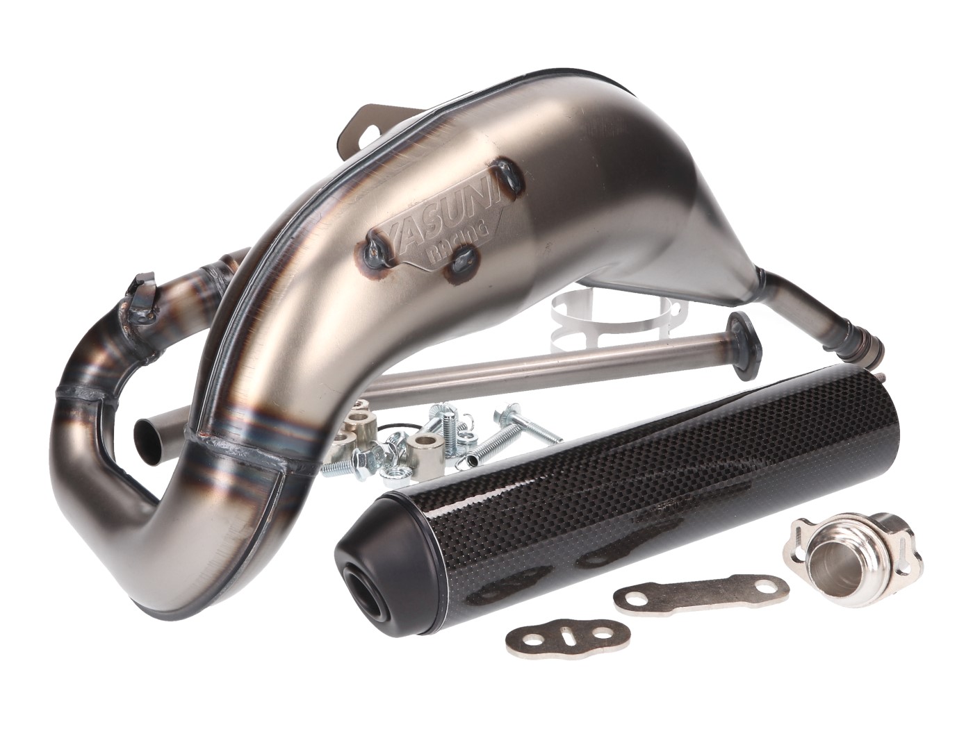 Duslintuvas Yasuni Cross MAX Carbon Look pluoštas, skirtas Aprilia RX, SX, Derbi R, SM, Gilera RCR, SMT