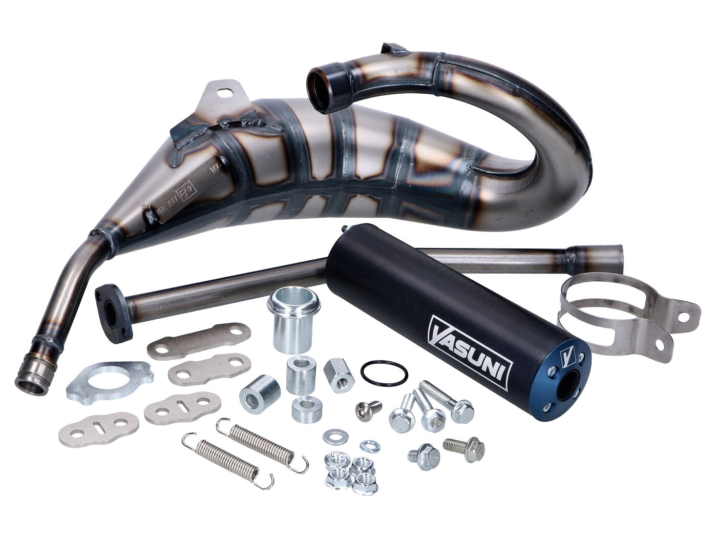 Duslintuvas Yasuni Cross HM MAX mėlynas, skirtas Aprilia RX, SX, Derbi R, SM, Gilera RCR, SMT