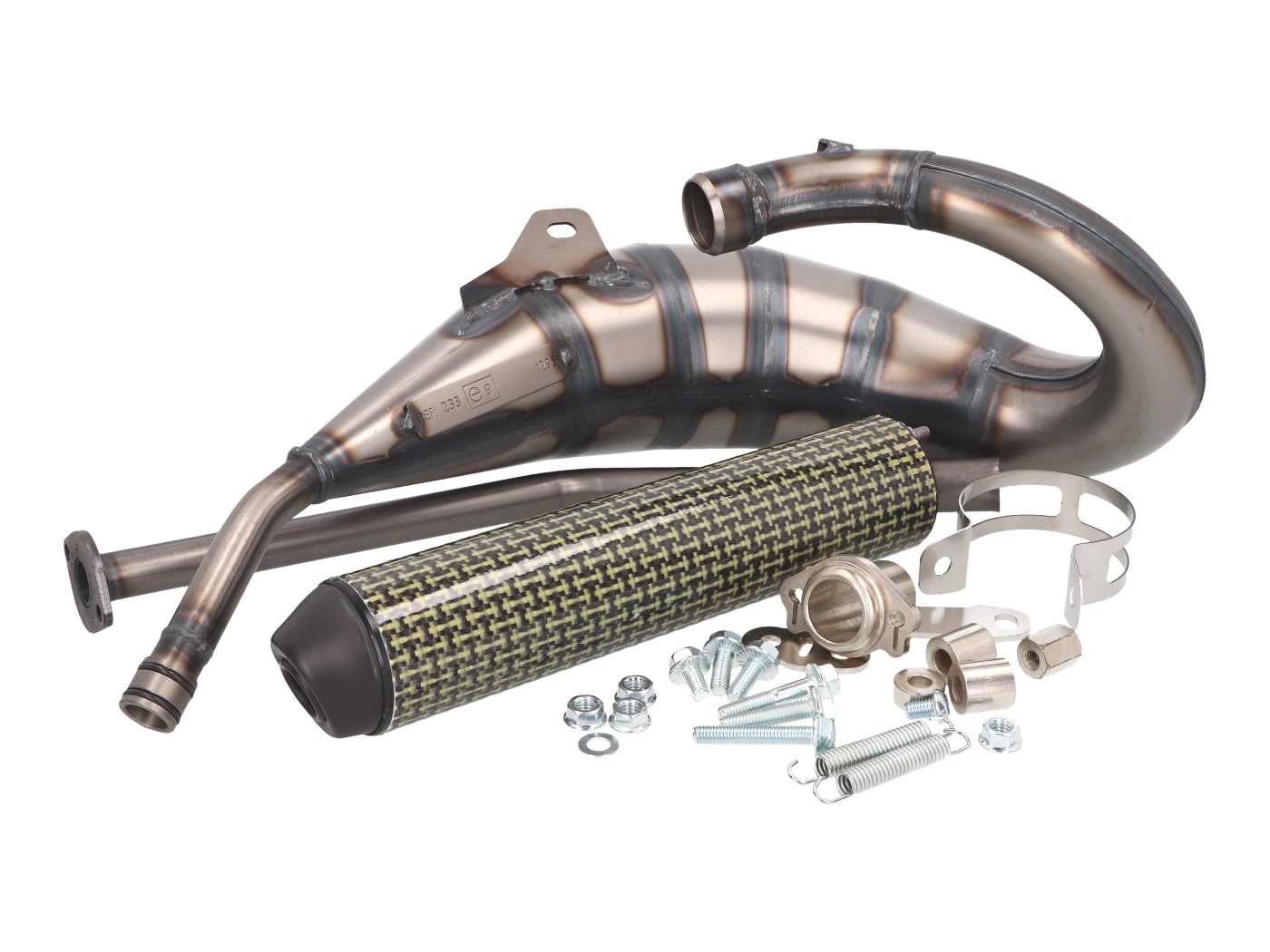Duslintuvas Yasuni Cross HM MAX Kevlar, skirtas Aprilia RX, SX, Derbi R, SM, Gilera RCR, SMT = YA233TCK
