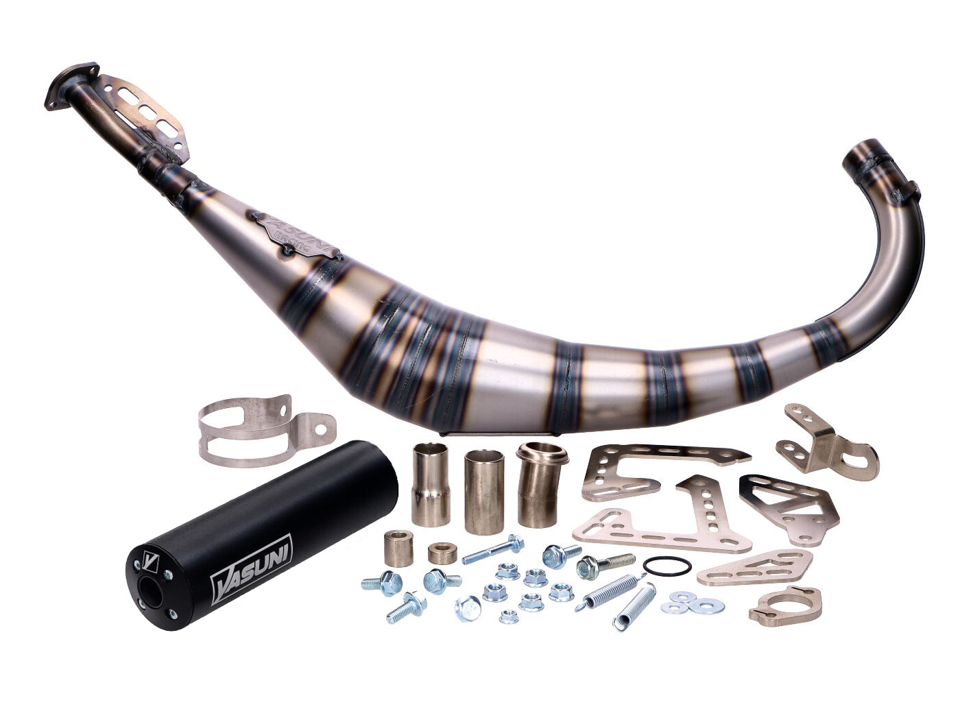 juodas Duslintuvas Yasuni R2 skirtas Offroad, SM, Minarelli AM, Derby D50B0, EBE